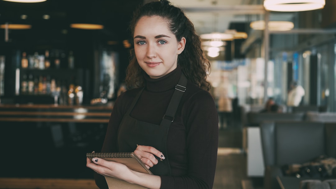 Person preparing to start a shift at work